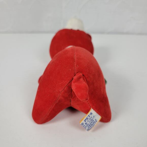 Vintage Dakin Dream Pets Red Christmas Teddy Bear 7" Plush Stuffed Animal - Picture 7 of 13